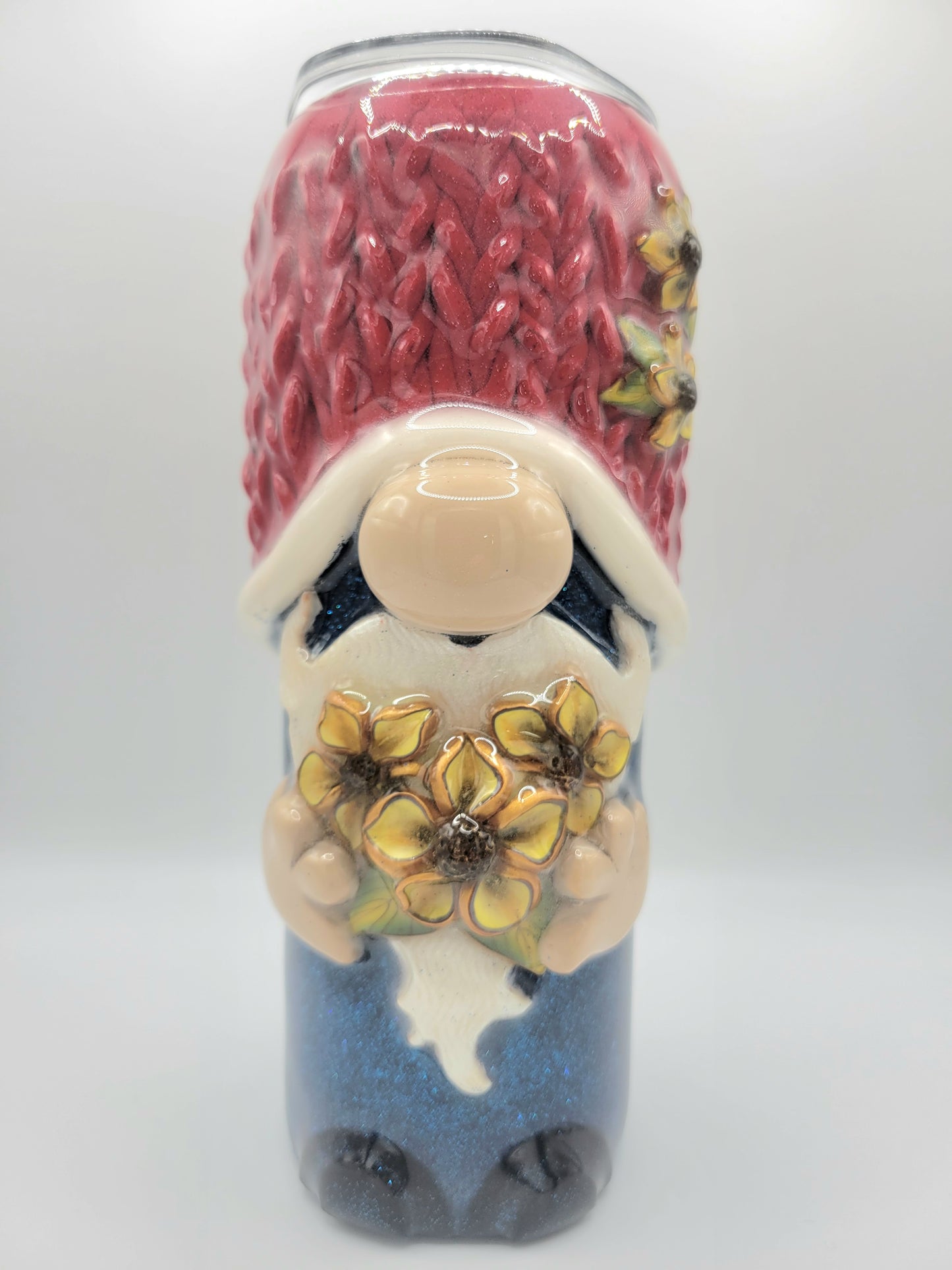 Gnome Flower Tumbler