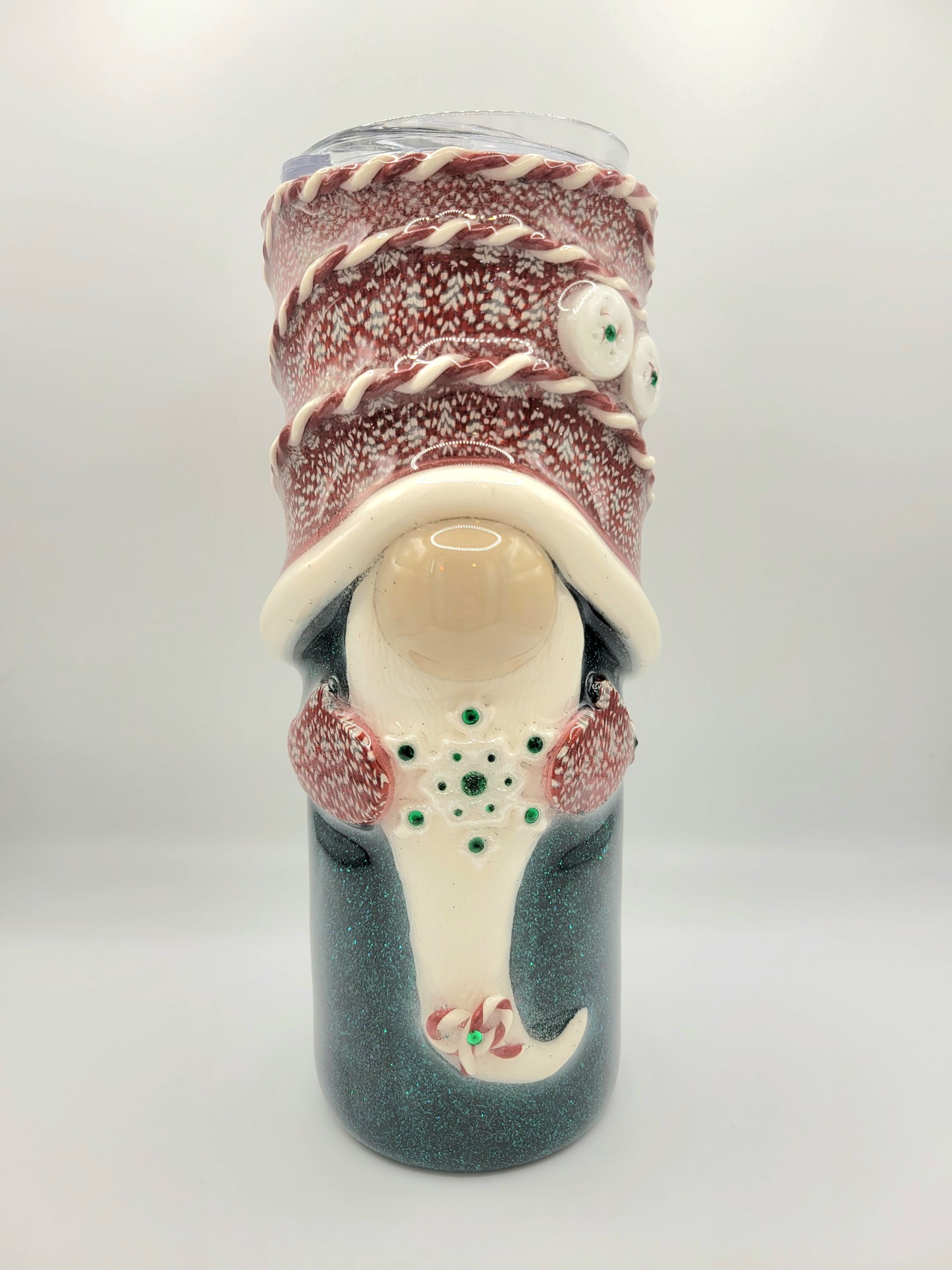 Snowflake Gnome Tumbler