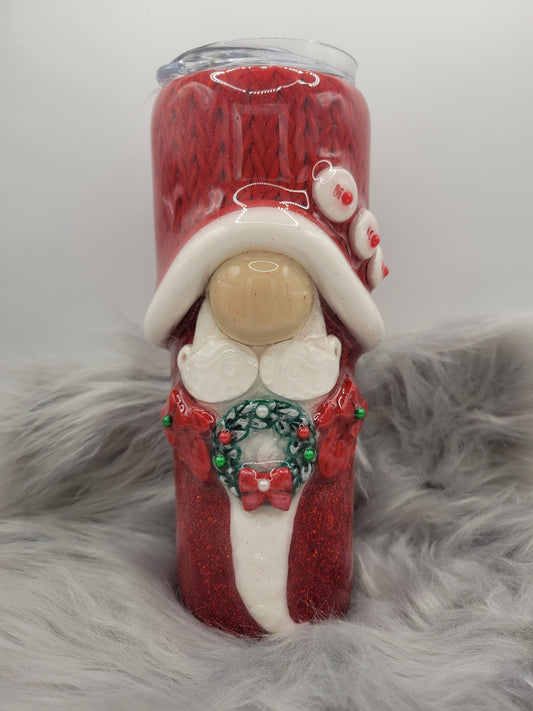 Christmas Gnome Tumbler