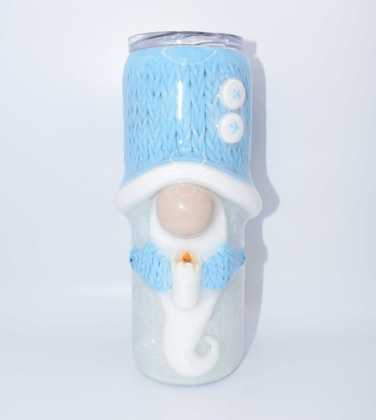 Gnome Holding a Candle Tumbler